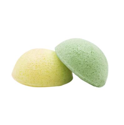 China Factory Price Natural Cleansing Comfortable Hemispherical Cleansing Face Wash Sponge Makeup Konjac Sponge Wash for sale