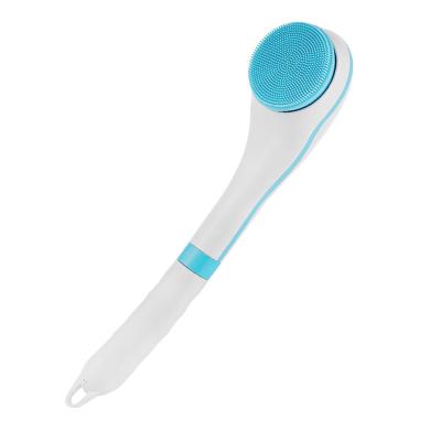 China Back Long Handle Electric Shower Brush Body Scrubber Sweep Long Handle For Shower Bath Rechargeable Electric Shower Brush Scrubber For Body for sale