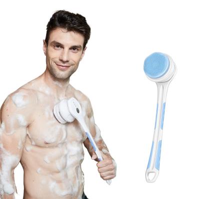 China Electric Long Handle Body Bath Brush With Latest Long Handle Shower Sweep 5 Brush Heads Removable Rechargeable Waterproof Super Power for sale