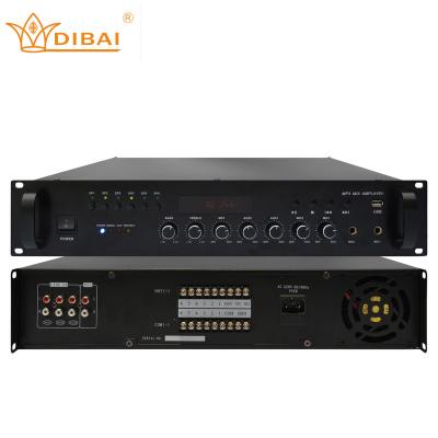 China 6 zones 6 zones mixer amplifier with mp3 player for PA system for sale