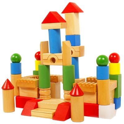 China Wholesale Kids Creative Wooden Puzzle Assembly Blocks Kids Space Thinking Learning Toys 56 for sale