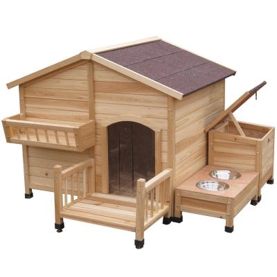 China Wholesale Portable Functional Breathable Wooden Cat Cage Pet House Breathable Waterproof House for sale