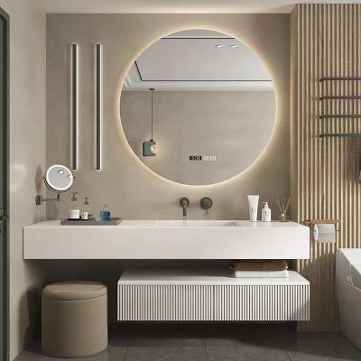 China New Design Hotel Home Bathroom Vanity Sink Water Resistant Modern Simple Toilet Furniture Modern Bathroom Vanity for sale