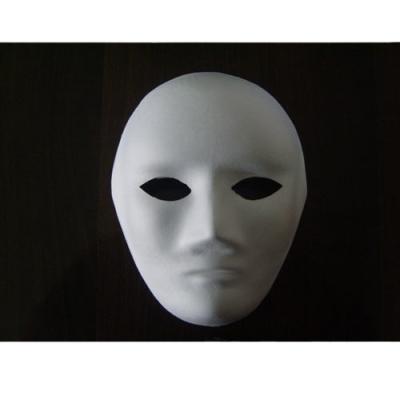 China PoeticExist Eco-Friendly Custom Kids Gifts Masks White Paper Mache Masks for sale