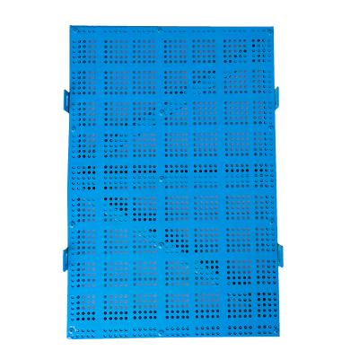 China Neat Frame Reusable Perforated Net Construction Protective Net Frame for sale