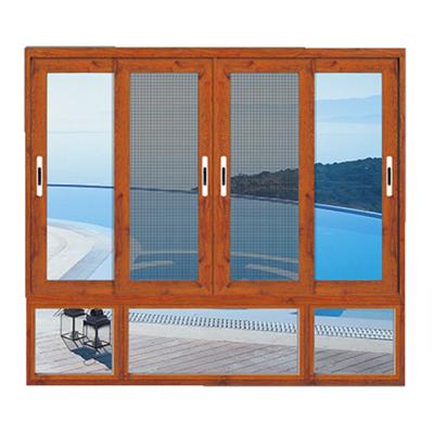 China Modern Popular Magnetic Screen Sliding Windows Aluminum Windows for sale