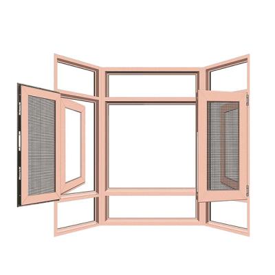 China Magnetic Screen Open Inside Swing Window / Casement Aluminum for sale