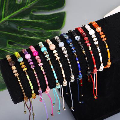 China Adjustable Beaded Bracelet CLASSIC Daily Wholesale Latest Thanks Bracelets With Charm Jewelry Bracelets For Party for sale