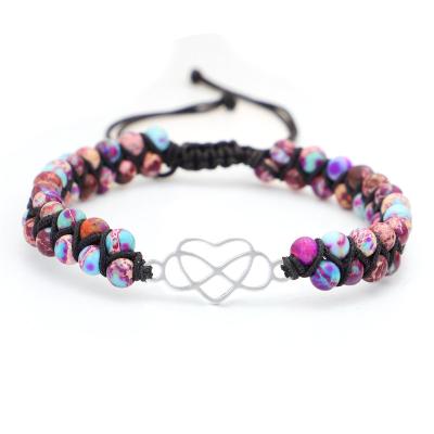 China CLASSIC Thanks Daily Customized Gemstone Jewelry Agate Natural Gemstone Beads Bracelet for sale