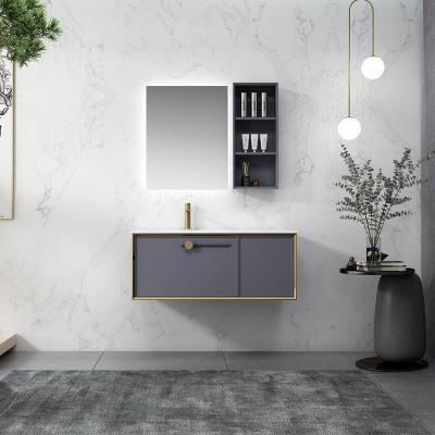 China Modern Farmhouse Bathroom Vanity Wallmount Bathroom Furniture Poland for sale