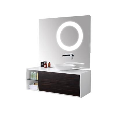 China Modern Designer Luxury Modern 48 Inch Bathroom Vanity Sink And Cabinet Combo for sale