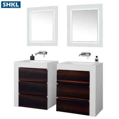 China Mirror With LED Light Bathroom Cabinet China Factory Solid Wood Plywood Cabinet for sale