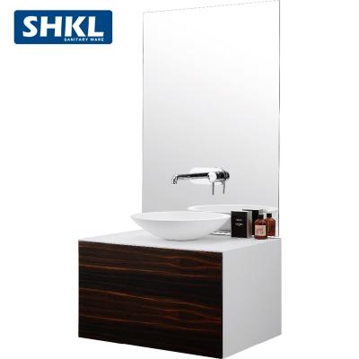 China modern & elegant & Unique New Design Luxury Modern Commercial Lacquer Plywood Bathroom Vanity for sale