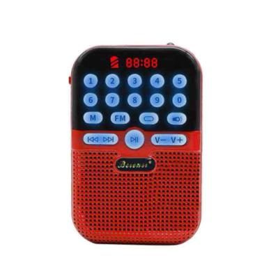 China No Portable Speaker Min Speaker Fm Radio Tf Usb Player Support Led Flashlight With Rechargeable Battery Outdoor Speaker With Time for sale