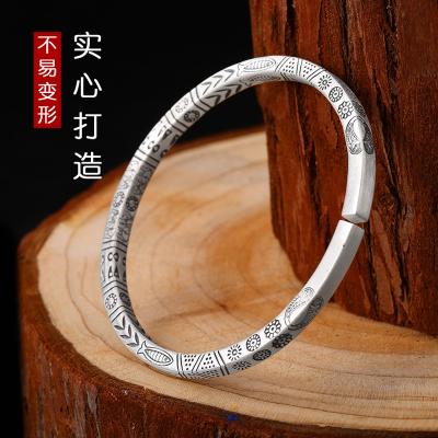 China OEM Romantic Jewelry s999 Sterling Silver Bracelets For Men And Women for sale