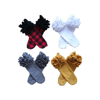 China High Quality Breathable Color Sold Ankle Ruffle Accessories For Girls Socks Comfortable Girls Socks Babies Cotton Socks for sale