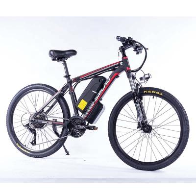 China Aluminum alloy 21-Speed ​​high quality ebike 350W/500W/750W/1000W 26 inch bikes electric bike mountain bicycles for sale