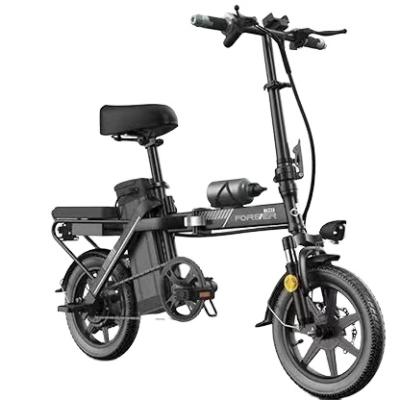 China 2020 carbon steel cheap roadbike folding lithium battery electric foldable small mountain bike electric bicycle for sale