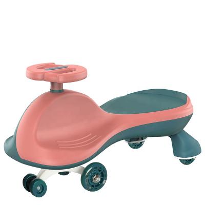 China The Ride On Toy Hot Selling Wholesale PU Child Shake Baby Trainer Swing Car Kids Exercise Twist Car Kids Ride On Car for sale