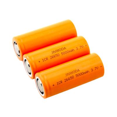 China Cylindrical 26650 electronic cigarette rechargeable battery 3.7v lithium ion battery 26650 5000mAh mA for sale