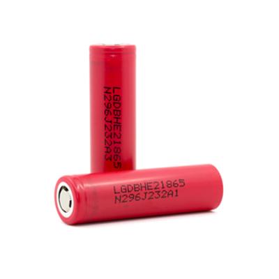 China Original Toys Chem ICR18650 HE2 2500mAh Rechargeable 20A 3.7V HE2 18650 Batteries for sale