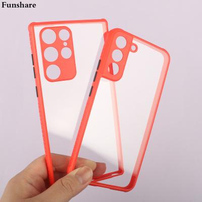 China Latest PC+TPU Mobile Phone Accessories Shockproof Hard Shockproof Cover For Samsung S22 S22plus S22ultra for sale