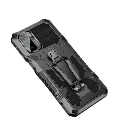 China Multifunctional PC Fanshion Soldier Mobile Phone Cover Full Protective Single Shockproof Stand Holder For Redmi note10 K40 for sale