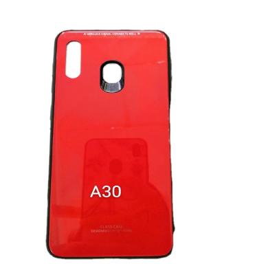 China New 2021 Fashion Simple Colors Tempered Glass Cover Mobile Phone Case Popular Custom Made TPU Cell Phone Case For Samsung A71 4g A32 4g S20 A52 for sale