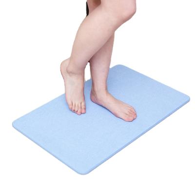 China Viable Custom Quick Drying Diatom Mud Bath Mat for sale