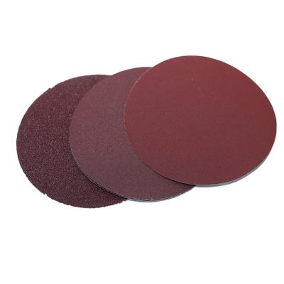 China AIMCHAMP Metal Discs 80-400 12in 125mm PSA Wood Sticky Back Sandpaper A/O Sticky Back Sandpaper for sale