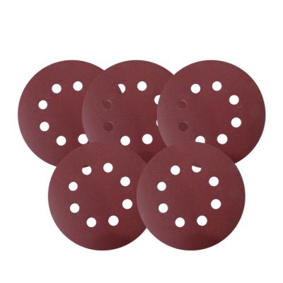 China Wood Grinder Hook and Loop 5 Inch 125mm Angle Aluminum Oxide Mentals /soft Abrasive Sanding Disc for sale