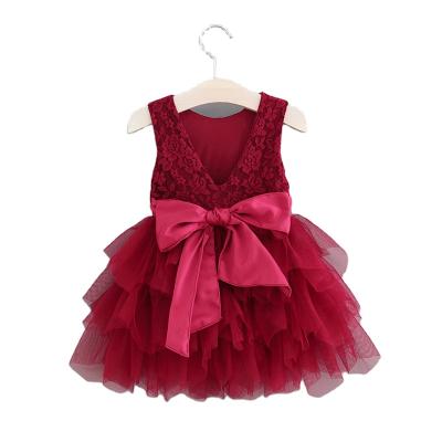 China Wholesale Anti-wrinkle Baby Birthday Bridesmaid Dresses Wedding Party Dresses Girl Princess Dress Kids for sale