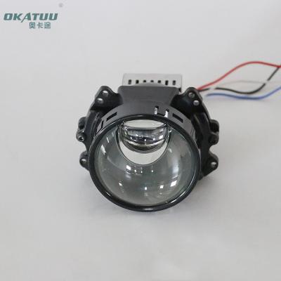 China OKATUU 3.0inch Car Accessories Retrofit For Bi LED Projector Lens 6000K LED Projector Lamp 3.0Inch for sale