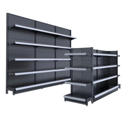 China Grocery Shelf Supermarket Rack Double Sided Or Single Side Store Shelves For Sale for sale