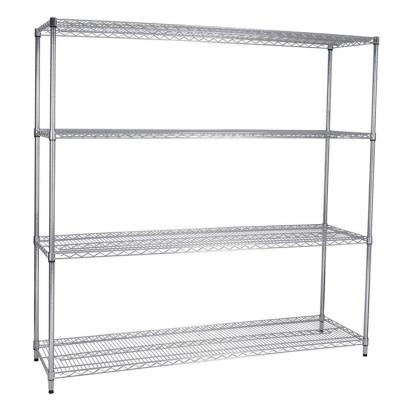 China Corrosion Protection Factory Direct Sale Home Storage Stainless Light Duty Shelves for sale