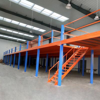 China Corrosion Protection Customized Heavy Duty Metal Multilevel Warehouse Mezzanine Racking System for sale