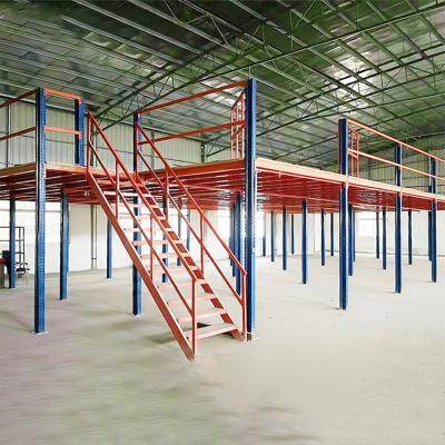 China Corrosion Protection Customized Heavy Duty Mezzanine Sheet Metal Rack Structural Racking System for sale