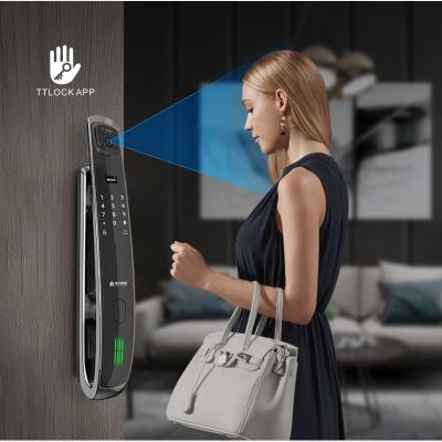 China 99Fingerprints Tuya Door Lock Camera Door Lock Camera WI fi Waterproof Smart Lock with Face Recognition and Camera for sale