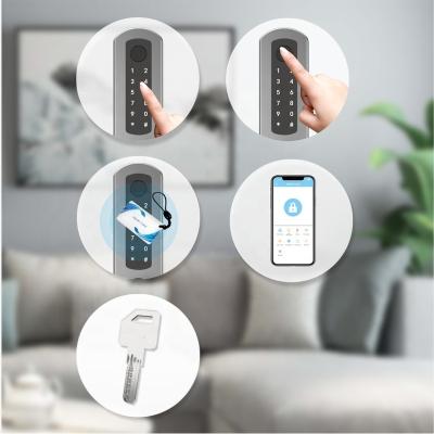 China SUS304 JIXIN Fingerprint Smart Magnetic Lock Door Waterproof Outdoor Sliding Home Kit for sale