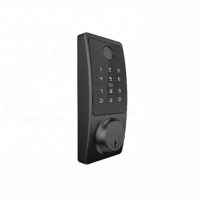 China Zinc JIXIN High Security 48 Hours Test Fingerprint App Electronic Lock Door Smart Lock for sale