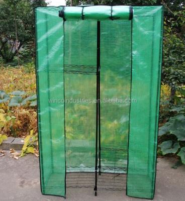 China Single Clear PE Gauze Tarpaulin Mesh Green Garden House for sale