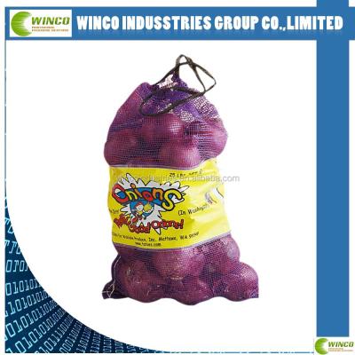 China Recyclable Leno Bag Gauze Mesh Bags For Potato en venta