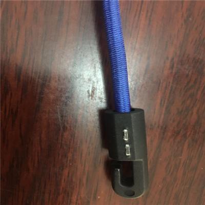 China Durable UK Market Bulk Bungee Cord Black Elastic Rubber Bungee Cord for sale