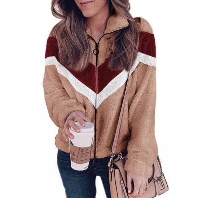 China Anti-wrinkle Amazon hot sale fleece women coats cotton soft warm women coats winter and autumn for sale