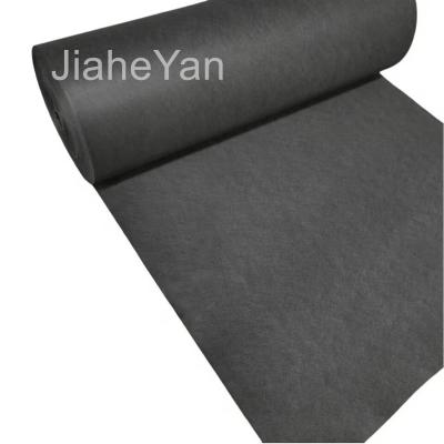 China Fieltro Felt Manufacturers Sustainable Non Woven Black Stiff Felt Polyester Fabric 100% Roll for sale