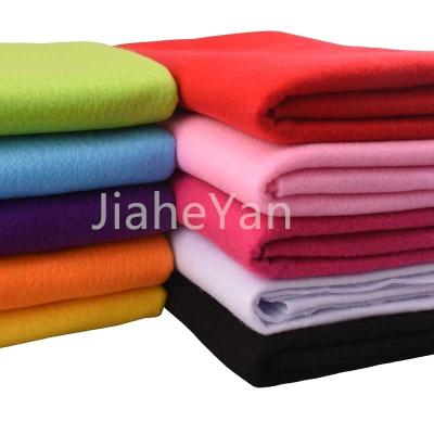 China Sustainable Recycled Colored Nonwoven Material Polyester Eco - Friendly Needle Punched Craft Soft Felt For Interlayer for sale