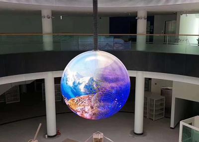 China Full Color SMD P3 Sphere Led Screen 500mm 1000mm 1500mm Diameter IP54 for sale