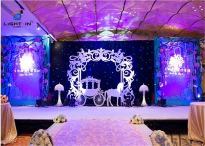 China Wedding Hall Transparent LED Screen / Seeing Through Transparent LED Wall for sale