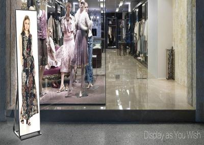 China Commercial LED Poster Screen / Floor Standing Light Box For High End Chain Store for sale