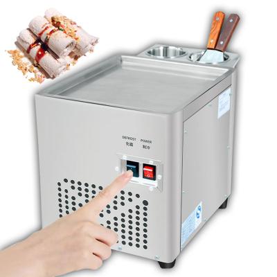 China Fabriekslevering Vierkant Pan Fried Ice Cream Machine/de Enige Machine van het het Gebraden gerechtroomijs van Fried Ice Cream Roll Machine/van Thailand Te koop